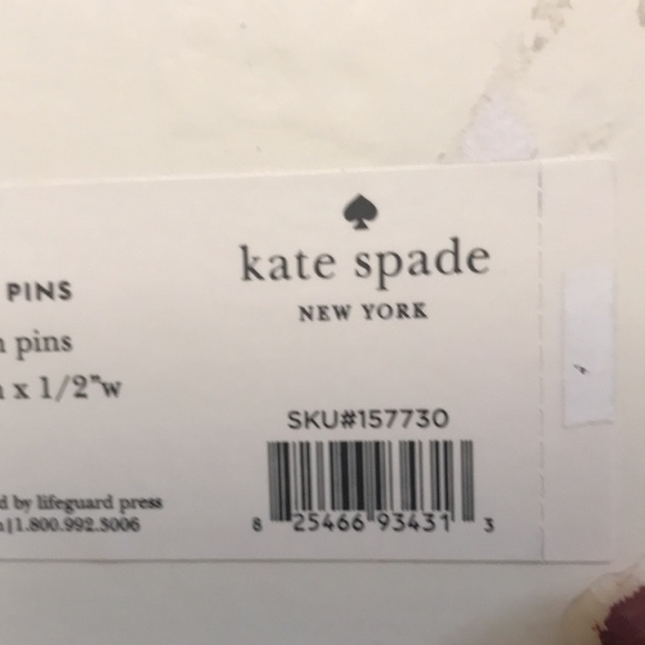 Kate Spade push pins twelve pkg - Picture 6 of 6